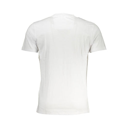 Cavalli Class Bianco Cotton Men T-Shirt