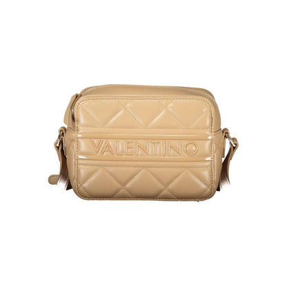Mario Valentino Beige Polyurethane Women Shoulder Bag