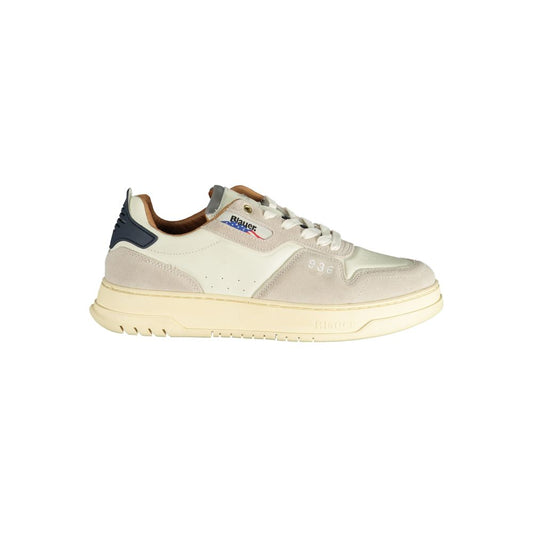 Blauer Bianco Poliuretano Men Sneaker 1728,67403481248,Athletic - Sneakers - Shoes,Blauer,EU41/US8,EU44/US11,Men,New with tags,Shoes,Sneakers - Shoes,White