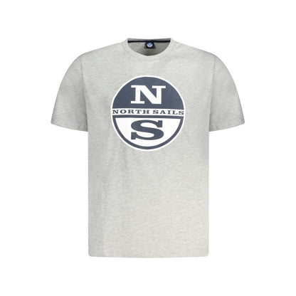 North Sails Grigio Cotton Mens T-Shirt