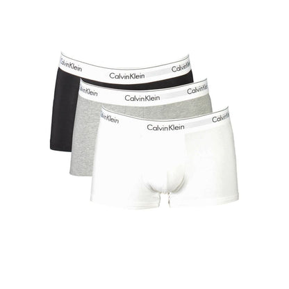 Calvin Klein Grey Cotton Men's Boxer Short