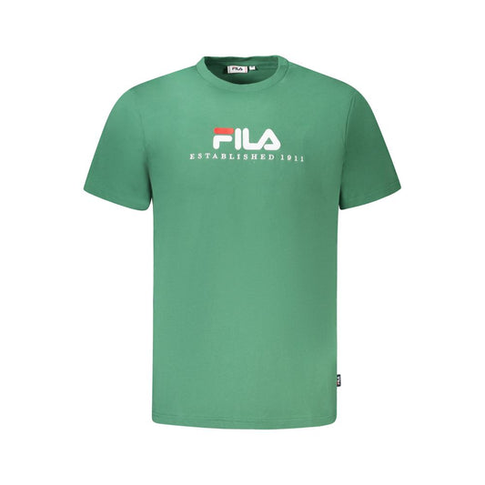 Fila Verde Cotton Unisex T-Shirt
