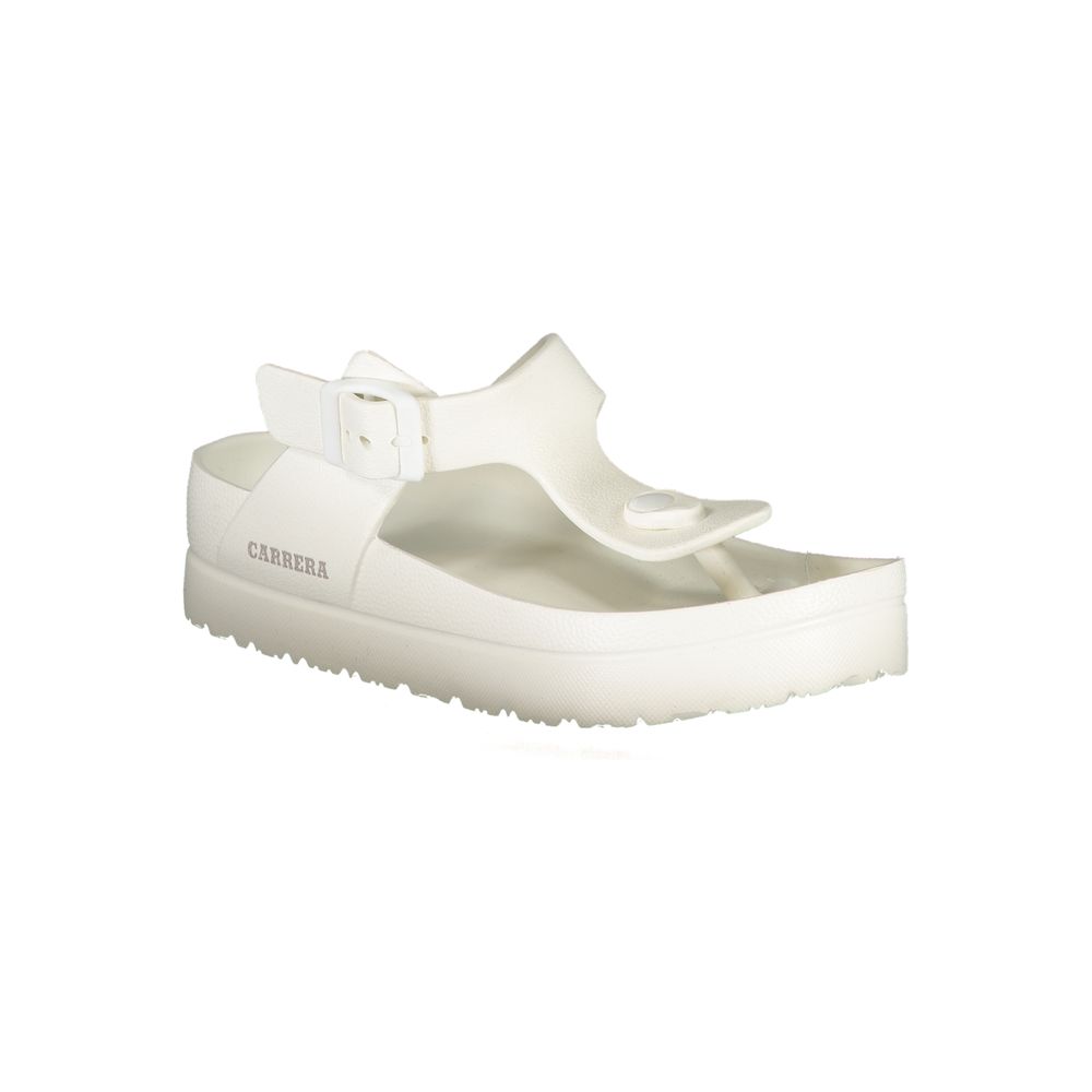 Carrera White Polyethylene Sandals Carrera