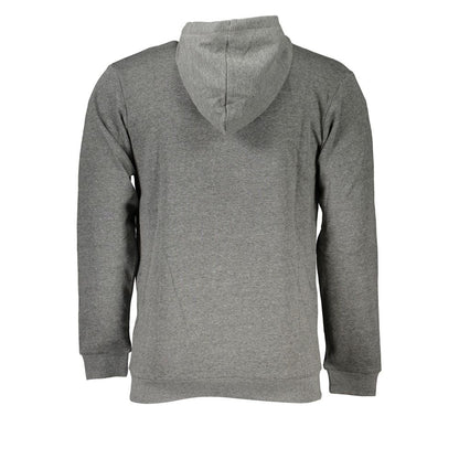 Sergio Tacchini Grigio Cotton Men's Hooded Sweatshirt