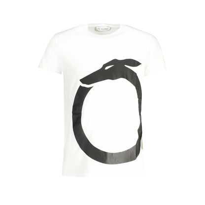 Trussardi White Cotton Men's T-Shirt