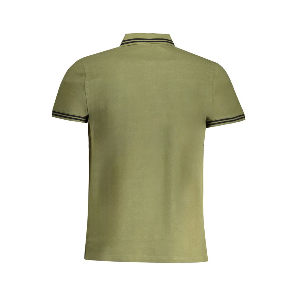 Cavalli Class Verde Cotton Men Polo Shirt