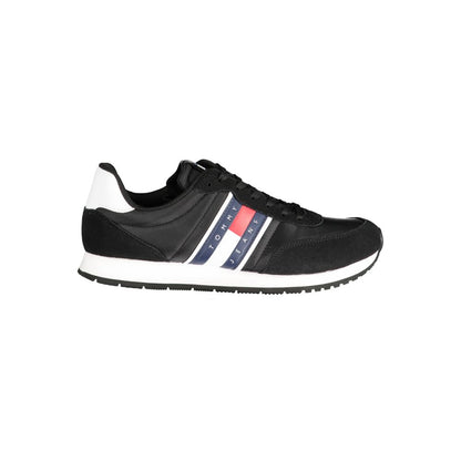 Tommy Hilfiger Nero Polyester Men Sneaker