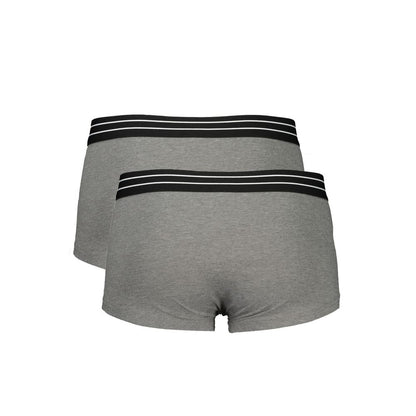 Cavalli Class Gray Cotton Boxers