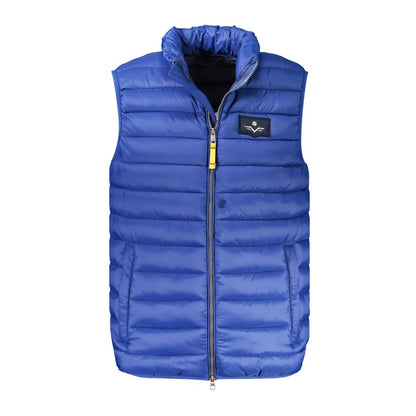 Armata Di Mare Blue Polyamide Sleveless Jacket