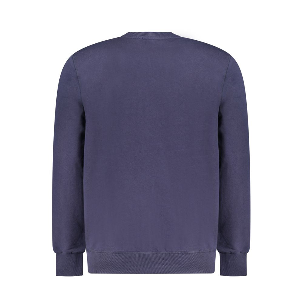 North Sails Navy Cotton Men Sweatshirt