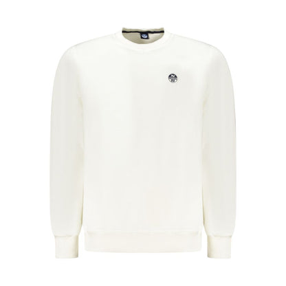 North Sails White Cotton Men Sweatshirt