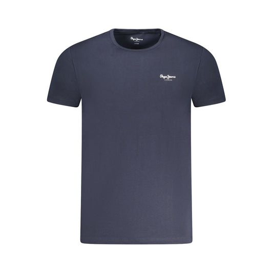 Pepe Jeans Blu Cotton Men T-Shirt