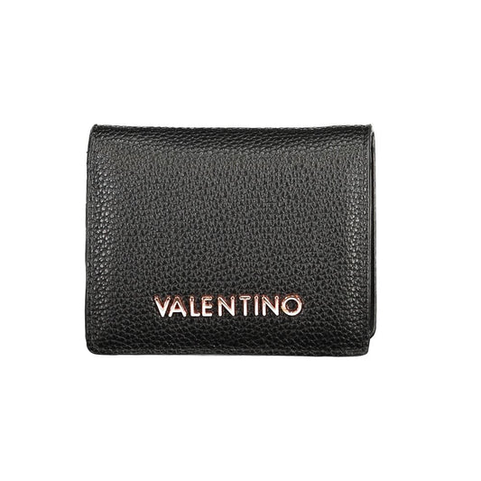 Mario Valentino Black Polyurethane Women Wallet