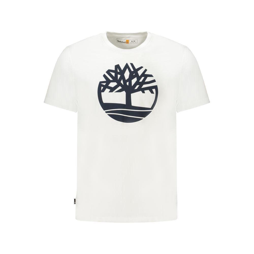 Timberland Bianco Cotton Men T-Shirt