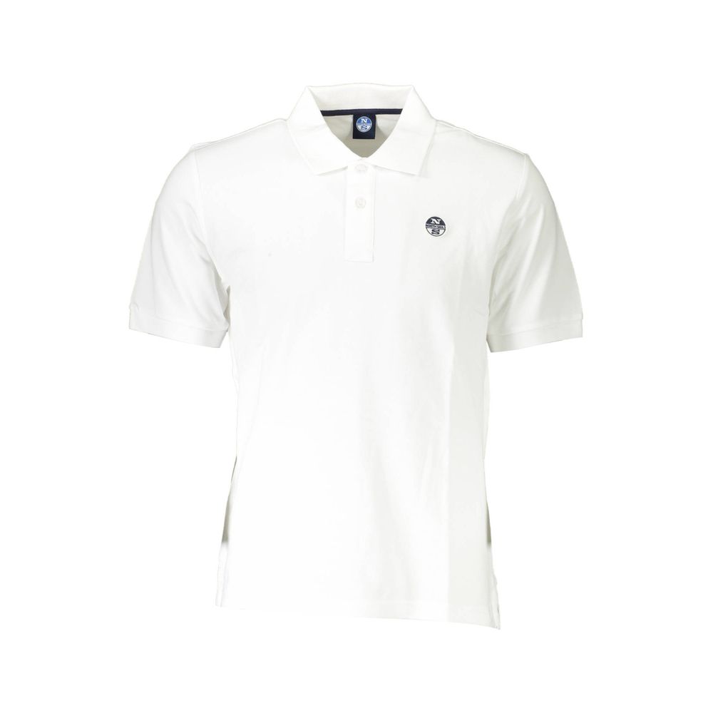 North Sails Bianco Cotton Men Polo