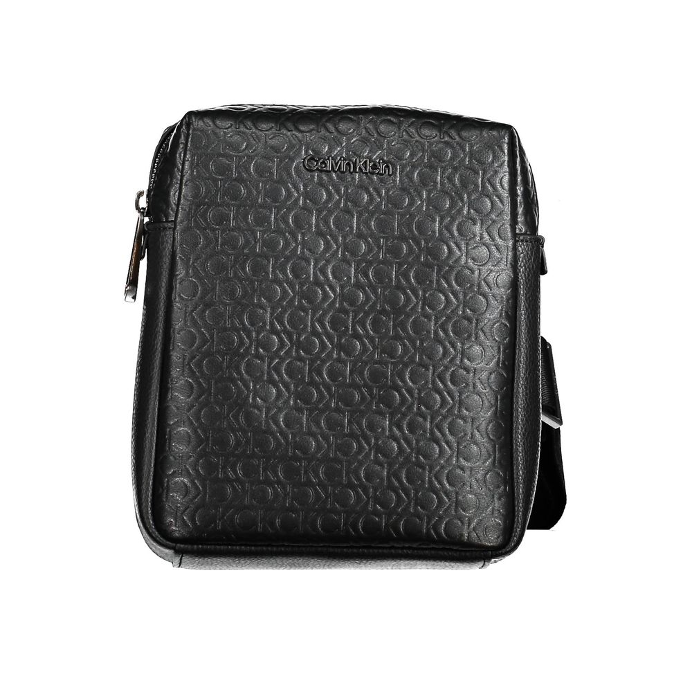 Calvin Klein Black Polyurethane Men Shoulder Bag