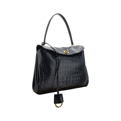 Balenciaga Black Calf Leather Bos Taurus Handbag Balenciaga