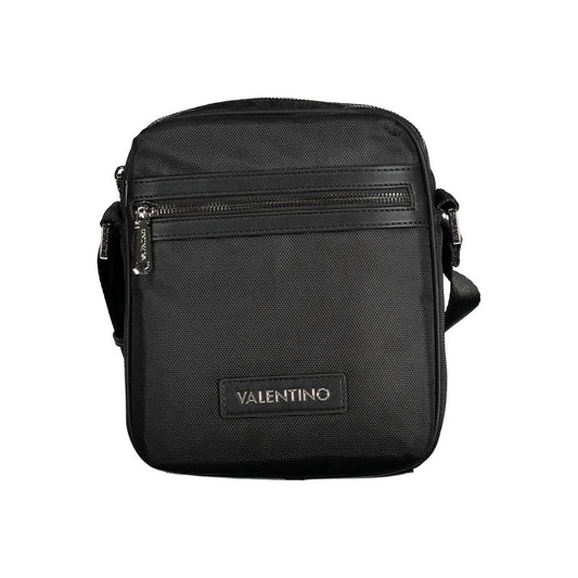 Mario Valentino Nero Polyester Men Shoulder Bag