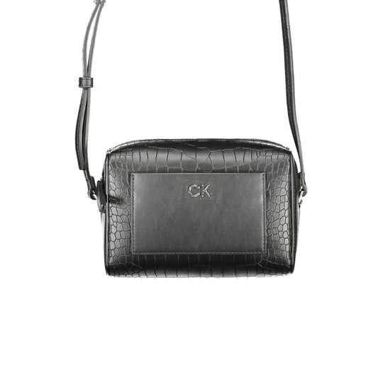 Calvin Klein Black Polyester Women Shoulder Bag