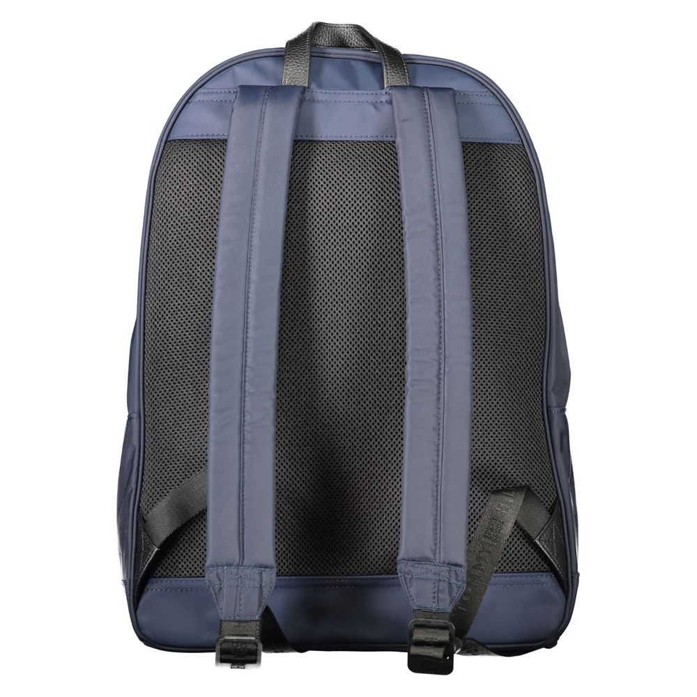 Tommy Hilfiger Blue Polyester Men Backpack
