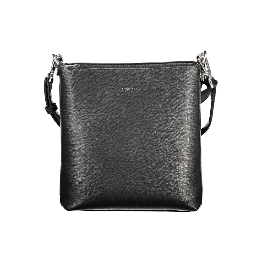 Calvin Klein Black Polyester Woman Shoulder Bag
