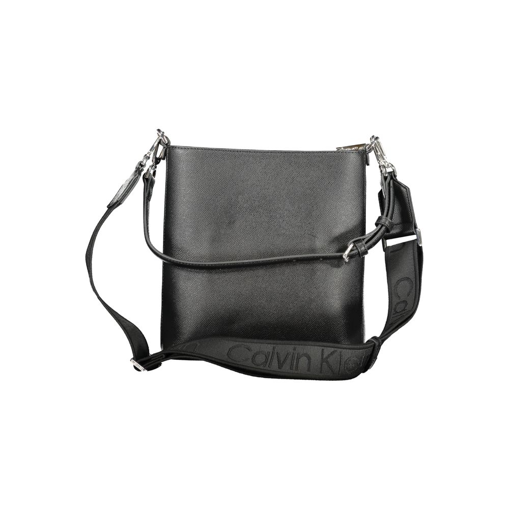 Calvin Klein Black Polyester Woman Shoulder Bag