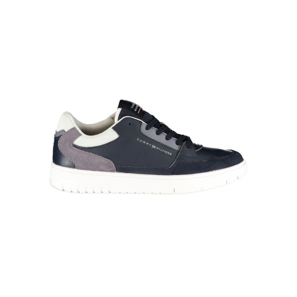 Tommy Hilfiger Blue Polyurethane Men Sneaker
