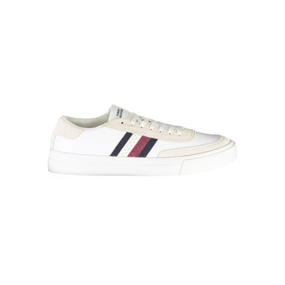 Tommy Hilfiger White Leather Men Sneaker