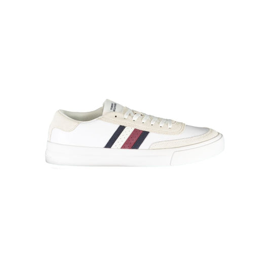 Tommy Hilfiger White Leather Men Sneaker
