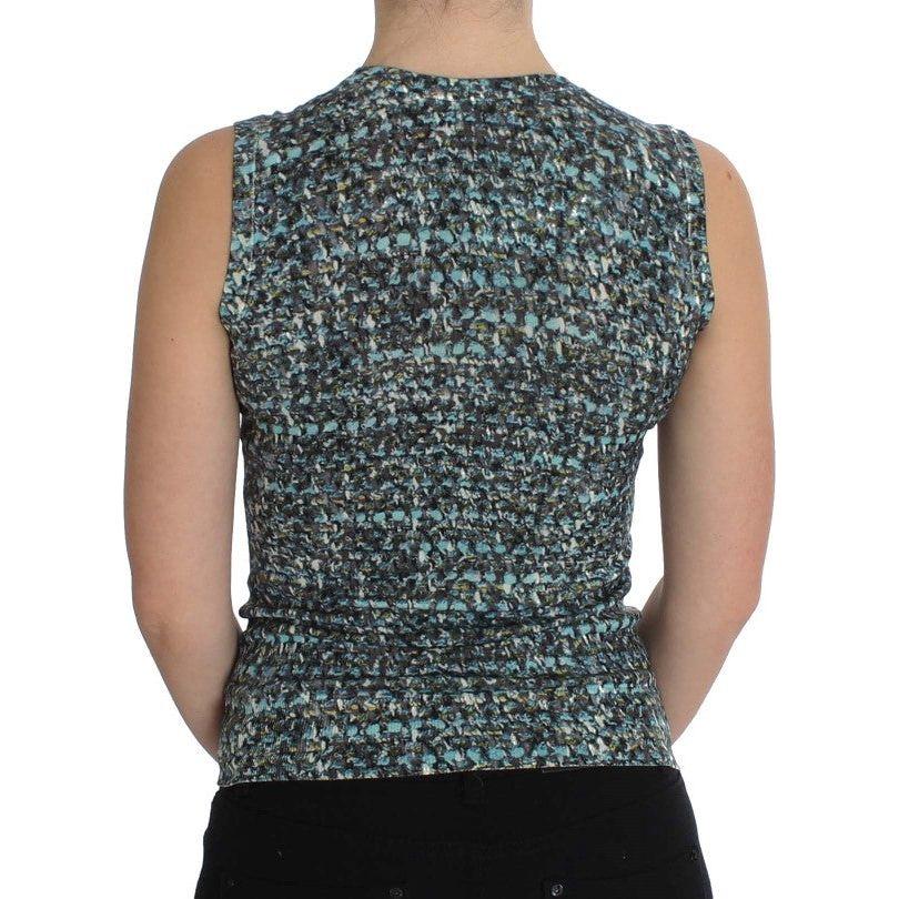 Dolce & Gabbana Blue Wool Sweater Sleeveless Pullover 1728,67345645728,Blue,Clothing,Dolce & Gabbana,IT36 | XS,IT46|XL,Material: 100% Wool,New with tags,Sleeveless - Sweaters - Clothing,Sweaters - Clothing,Tops & T-Shirts - Women - Clothing,Women,Women -