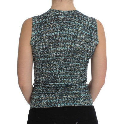 Dolce & Gabbana Blue Wool Sweater Sleeveless Pullover 1728,67345645728,Blue,Clothing,Dolce & Gabbana,IT36 | XS,IT46|XL,Material: 100% Wool,New with tags,Sleeveless - Sweaters - Clothing,Sweaters - Clothing,Tops & T-Shirts - Women - Clothing,Women,Women -