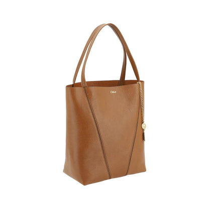 Chloé Brown Calf Leather Bos Taurus Shoulder Bag