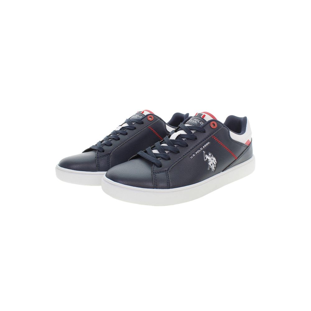 U.S. POLO ASSN. Blue Polyurethane Men Sneaker
