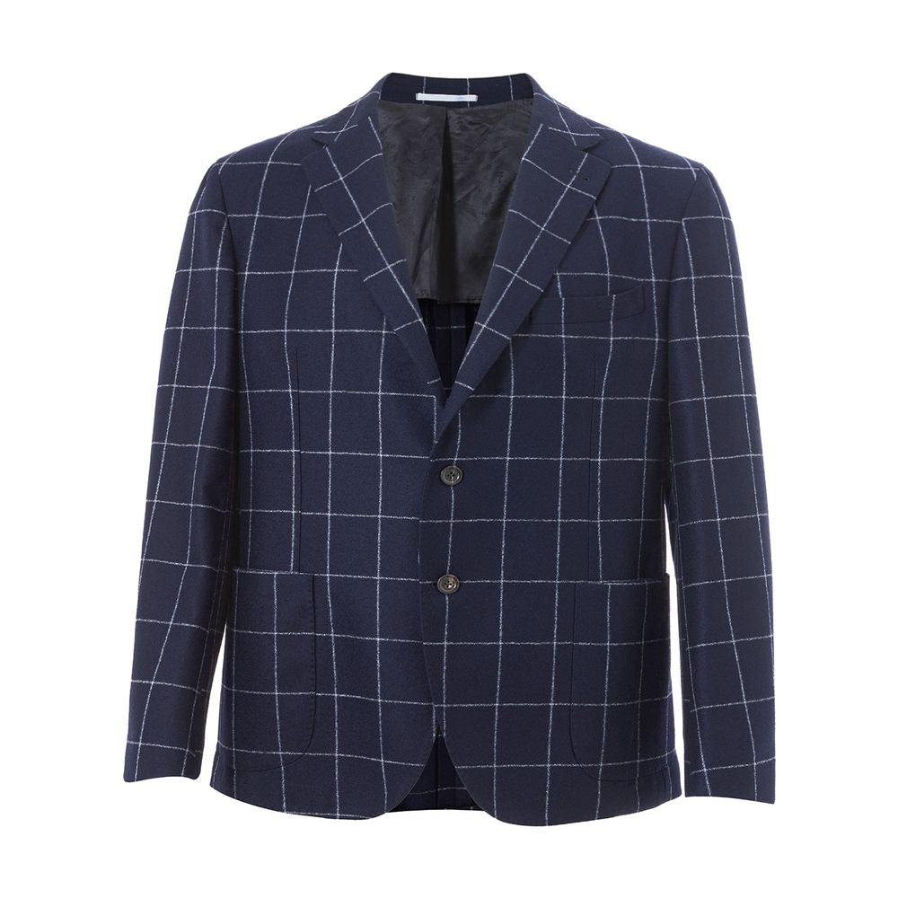 Malo Blue Wool Blazer Malo