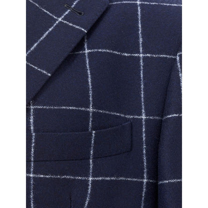 Malo Blue Wool Blazer Malo