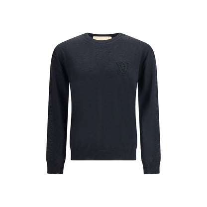 Valentino Black Fleece Wool Sweatshirt Valentino