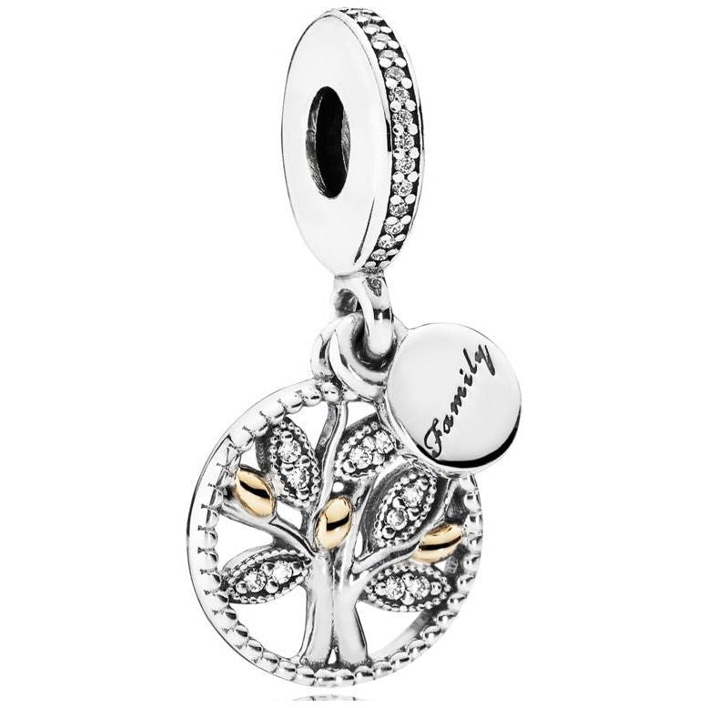 PANDORA CHARMS Mod. SPARKLING FAMILY TREE DESIGNER FASHION JEWELLERY PANDORA