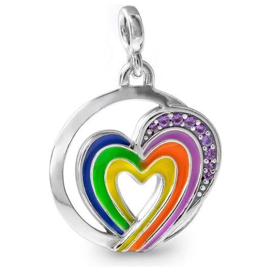 PANDORA CHARMS Mod. ME RAINBOW HEART OF FREEDOM-0