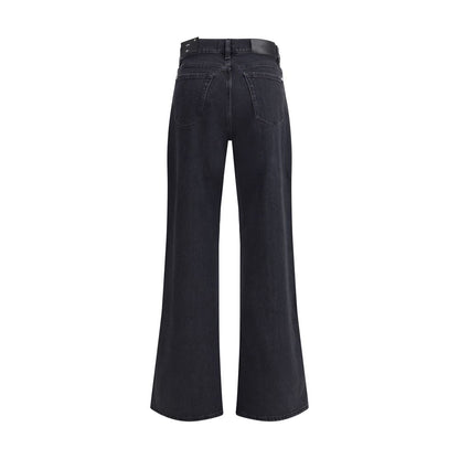 7FOR Black Cotton Jeans Denim 7FOR