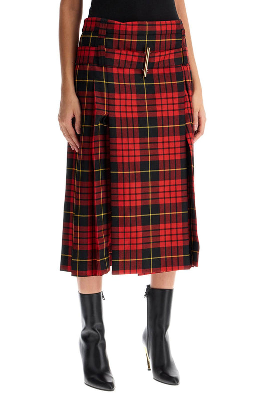 Alexander Mcqueen plaid pleated skirt with Skirts Alexander Mcqueen