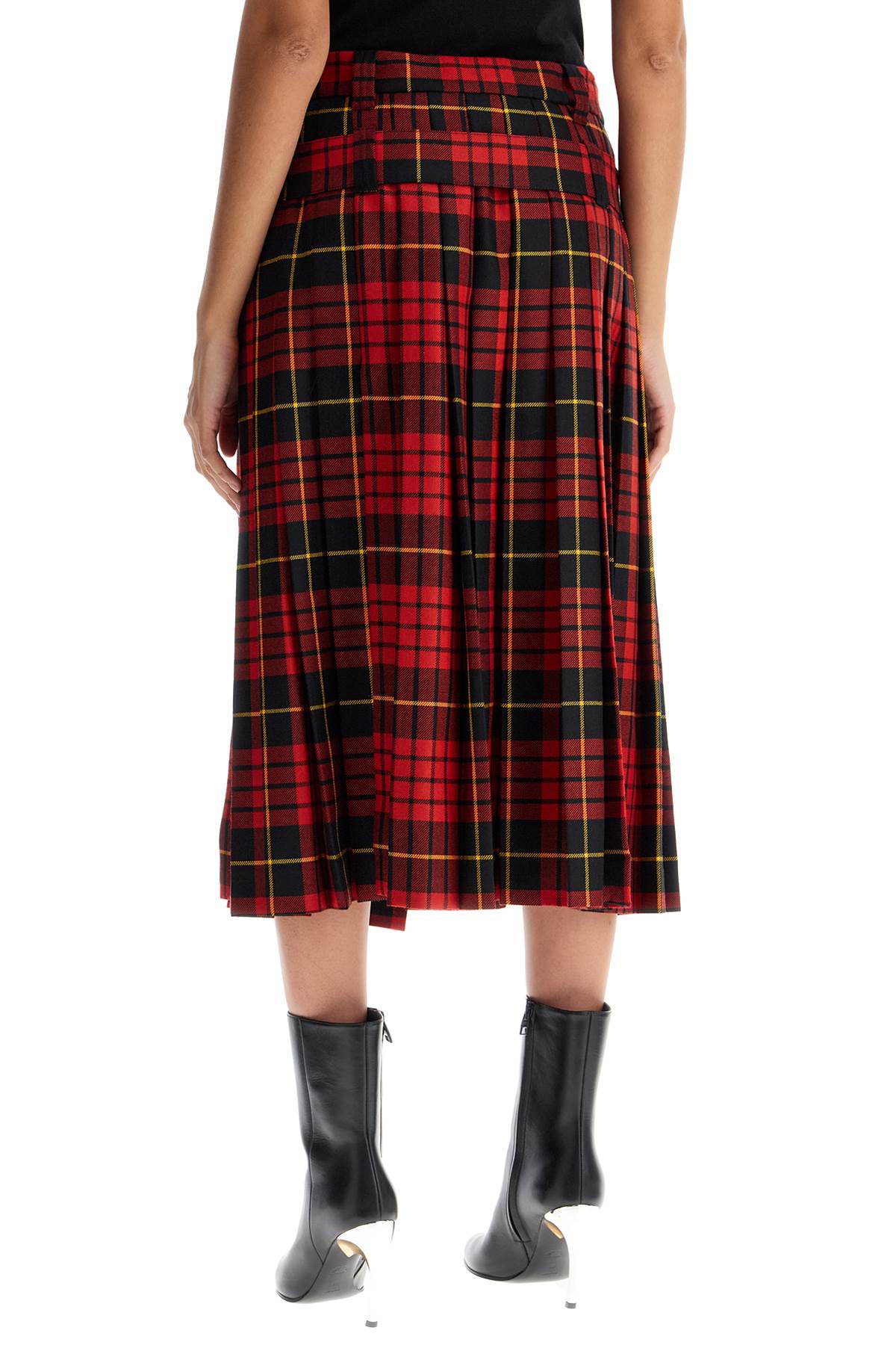 Alexander Mcqueen plaid pleated skirt with Skirts Alexander Mcqueen