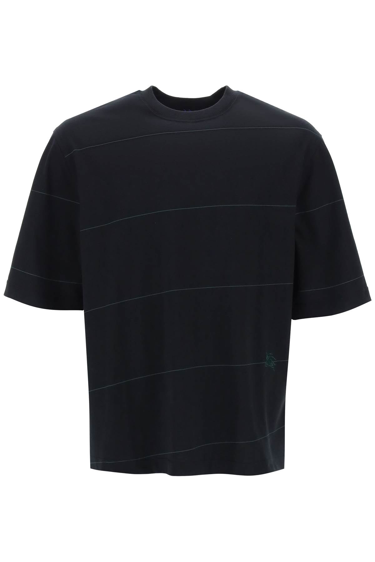 Burberry striped t-shirt with ekd embroidery Topwear Burberry