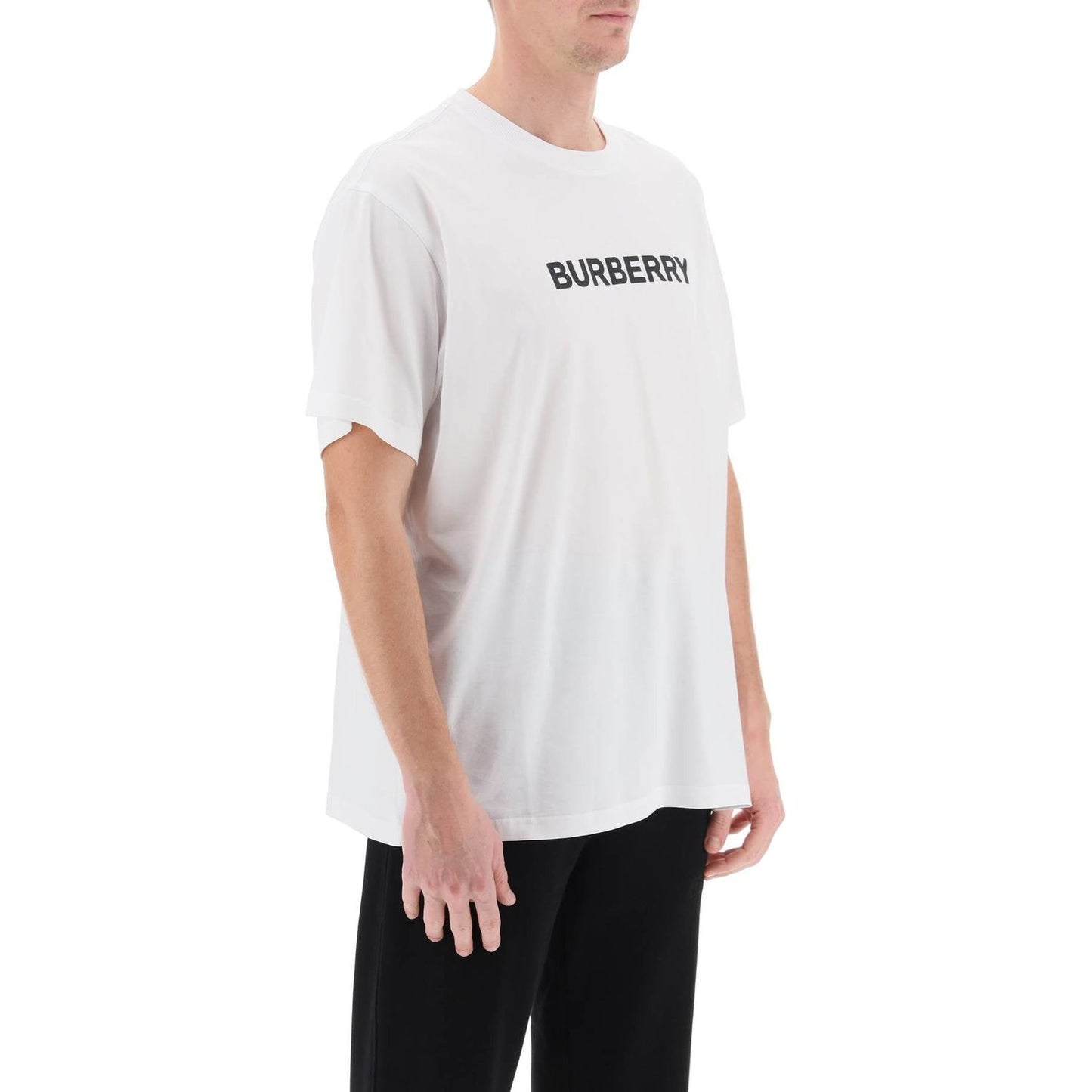 Burberry harriston t-shirt with logo print Topwear Burberry