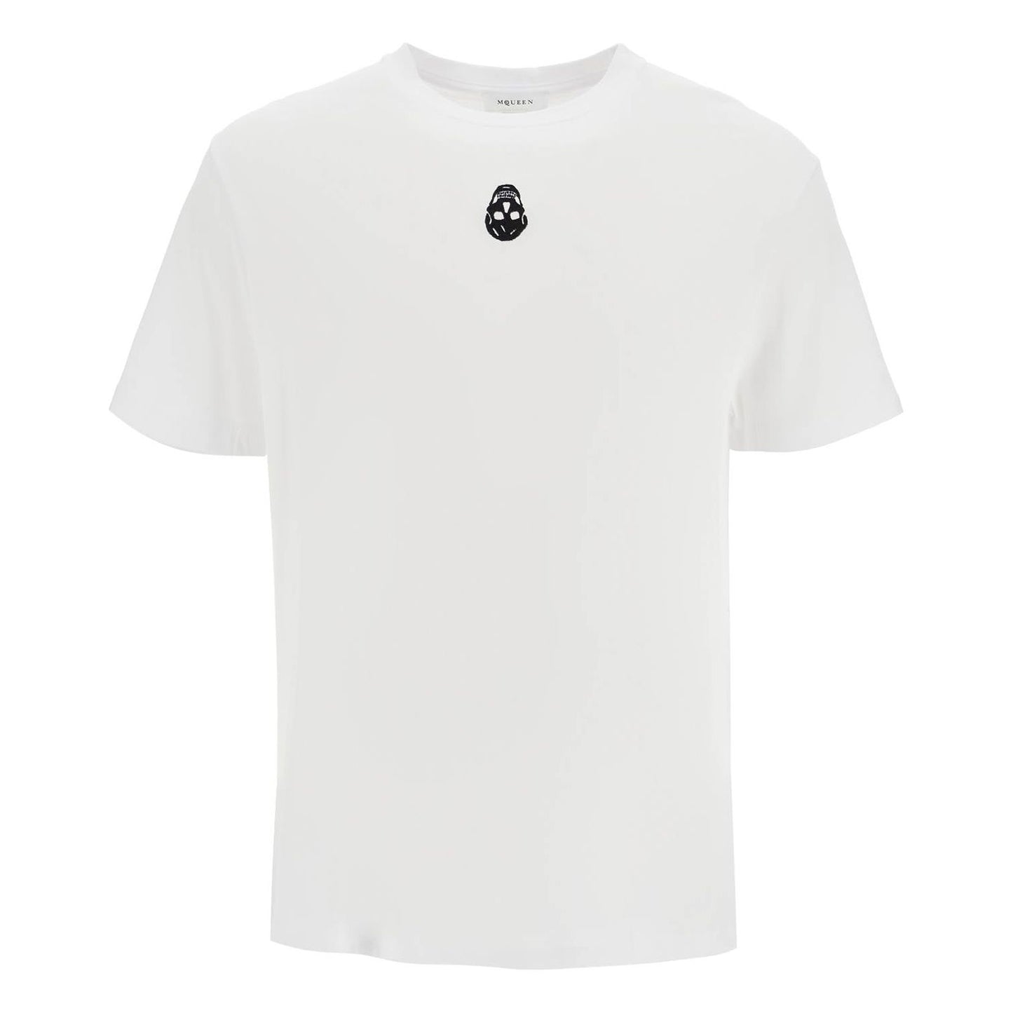 Alexander Mcqueen skull embroidered t-shirt Topwear Alexander Mcqueen