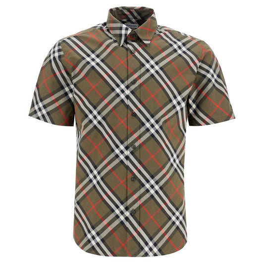 Burberry ered cotton short-sleeved shirt Shirts Burberry