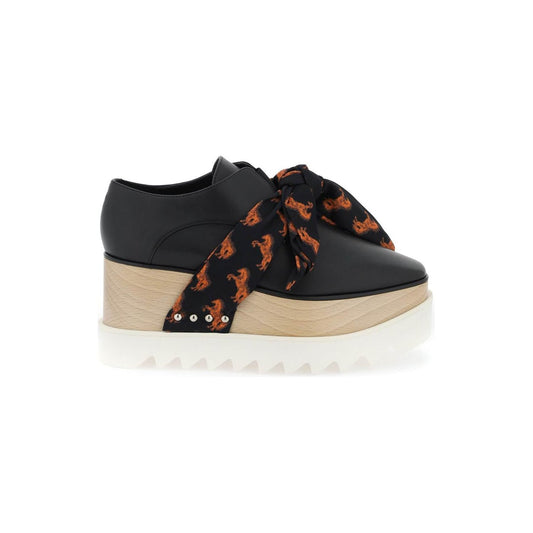 Stella McCartney platform elyse loafers eith printed band Loafers Stella McCartney