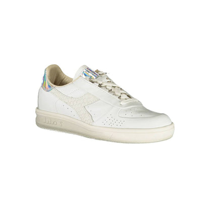 Diadora White Leather Women Sneaker Diadora