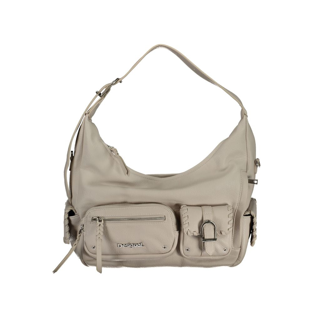 Desigual White Polyethylene Shoulder Bag Desigual