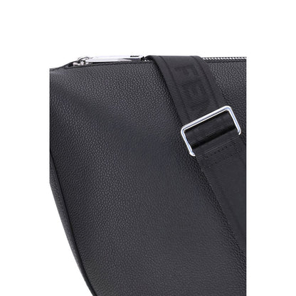 Fendi Black Calf Leather Bos Taurus Shoulder Bag Fendi