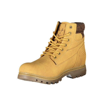 Carrera Giallo Poliestere Mens Stivaletto